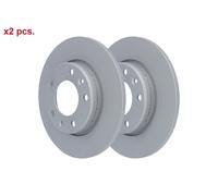X2 PCS REAR BRAKE DISC ROTORS SET L&R SIDES 24.0110-0397.1 ATE I