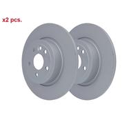 X2 PCS REAR BRAKE DISC ROTORS SET L&R SIDES 24.0110-0406.1 ATE I