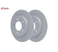 X2 PCS REAR BRAKE DISC ROTORS SET L&R SIDES 24.0110-0408.1 ATE I