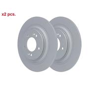 X2 PCS REAR BRAKE DISC ROTORS SET L&R SIDES 24.0110-0411.1 ATE I