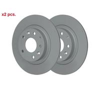 X2 PCS REAR BRAKE DISC ROTORS SET L&R SIDES 24.0110-0418.1 ATE I