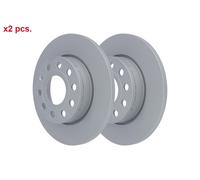 X2 PCS REAR BRAKE DISC ROTORS SET L&R SIDES 24.0112-0158.1 ATE I
