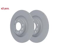 X2 PCS REAR BRAKE DISC ROTORS SET L&R SIDES 24.0112-0212.1 ATE I