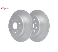 X2 PCS REAR BRAKE DISC ROTORS SET L&R SIDES 24.0112-0703.1 ATE I