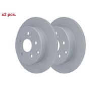 X2 PCS REAR BRAKE DISC ROTORS SET L&R SIDES 24.0112-0714.1 ATE I