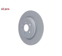 X2 PCS REAR BRAKE DISC ROTORS SET L&R SIDES 24.0114-0111.1 ATE I