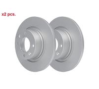 X2 PCS REAR BRAKE DISC ROTORS SET L&R SIDES 24.0114-0112.1 ATE I