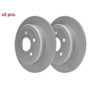 X2 PCS REAR BRAKE DISC ROTORS SET L&R SIDES 24.0114-0118.1 ATE I