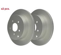 X2 PCS REAR BRAKE DISC ROTORS SET L&R SIDES 24.0116-0122.1 ATE I
