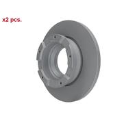 X2 PCS REAR BRAKE DISC ROTORS SET L&R SIDES 24.0116-0235.1 ATE I