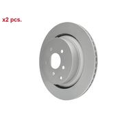 X2 PCS REAR BRAKE DISC ROTORS SET L&R SIDES 24.0120-0252.1 ATE I