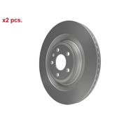 X2 PCS REAR BRAKE DISC ROTORS SET L&R SIDES 24.0122-0273.1 ATE I