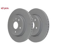X2 PCS REAR BRAKE DISC ROTORS SET L&R SIDES 24.0123-0114.1 ATE I