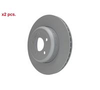 X2 PCS REAR BRAKE DISC ROTORS SET L&R SIDES 24.0124-0251.2 ATE I
