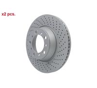 X2 PCS REAR BRAKE DISC ROTORS SET L&R SIDES 24.0128-0196.1 ATE I