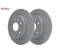 X2 PCS REAR BRAKE DISC ROTORS SET L&R SIDES 24.0312-0187.1 ATE I