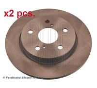 X2 PCS REAR BRAKE DISC ROTORS SET L&R SIDES ADBP430103 BLUE PRINT I