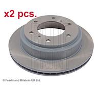 X2 PCS REAR BRAKE DISC ROTORS SET L&R SIDES ADC44379 BLUE PRINT I