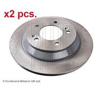X2 PCS REAR BRAKE DISC ROTORS SET L&R SIDES ADG043210 BLUE PRINT I