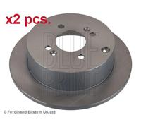 X2 PCS REAR BRAKE DISC ROTORS SET L&R SIDES ADG04388 BLUE PRINT I