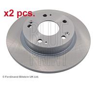 X2 PCS REAR BRAKE DISC ROTORS SET L&R SIDES ADH243100 BLUE PRINT I