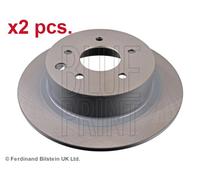 X2 PCS REAR BRAKE DISC ROTORS SET L&R SIDES ADN143127 BLUE PRINT I