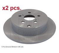 X2 PCS REAR BRAKE DISC ROTORS SET L&R SIDES ADT343145 BLUE PRINT I