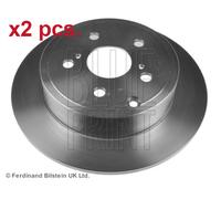 X2 PCS REAR BRAKE DISC ROTORS SET L&R SIDES ADT343196 BLUE PRINT I