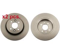X2 PCS REAR BRAKE DISC ROTORS SET L&R SIDES DF4691 TRW I