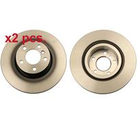 X2 PCS REAR BRAKE DISC ROTORS SET L&R SIDES DF6352S TRW I