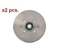 X2 PCS REAR BRAKING DRUM BRAKE DRUM X2 PCS SET 0 986 477 175 BOSCH I