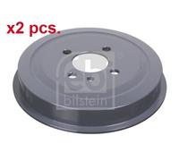 X2 PCS REAR BRAKING DRUM BRAKE DRUM X2 PCS SET 04098 FEBI BILSTEIN I