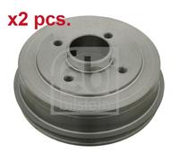 X2 PCS REAR BRAKING DRUM BRAKE DRUM X2 PCS SET 09029 FEBI BILSTEIN I