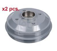 X2 PCS REAR BRAKING DRUM BRAKE DRUM X2 PCS SET 10534 FEBI BILSTEIN I