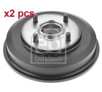 X2 PCS REAR BRAKING DRUM BRAKE DRUM X2 PCS SET 15993 FEBI BILSTEIN I