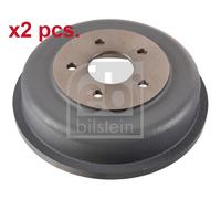 X2 PCS REAR BRAKING DRUM BRAKE DRUM X2 PCS SET 170994 FEBI BILSTEIN I