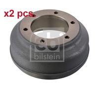 X2 PCS REAR BRAKING DRUM BRAKE DRUM X2 PCS SET 171075 FEBI BILSTEIN I