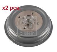 X2 PCS REAR BRAKING DRUM BRAKE DRUM X2 PCS SET 171095 FEBI BILSTEIN I