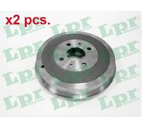 X2 PCS REAR BRAKING DRUM BRAKE DRUM X2 PCS SET 7D0667 LPR I