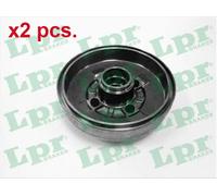 X2 PCS REAR BRAKING DRUM BRAKE DRUM X2 PCS SET 7D0676 LPR I