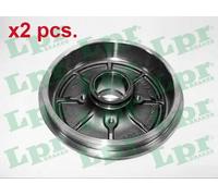 X2 PCS REAR BRAKING DRUM BRAKE DRUM X2 PCS SET 7D0691A LPR I