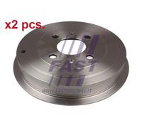 X2 PCS REAR BRAKING DRUM BRAKE DRUM X2 PCS SET FT32016 FAST I