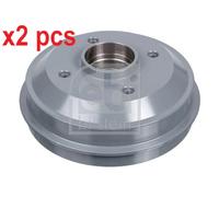 X2 PCS REAR LEFT AND RIGHT BRAKE DRUM 10534