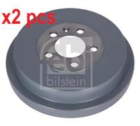X2 PCS REAR LEFT AND RIGHT BRAKE DRUM 178513