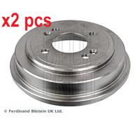 X2 PCS REAR LEFT AND RIGHT FITS HYUNDAI GETZ 1.1 BRAKE DRUM ADG04708 BLUE PRINT