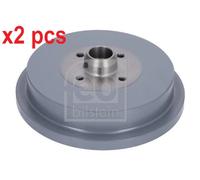 X2 PCS REAR LEFT AND RIGHT FITS VW PASSAT B3/B4 BRAKE DRUM 14272 FEBI BILSTEIN