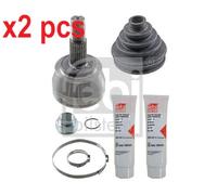 X2 PCS WHEEL SIDE BOTH SIDES L&R 186544 JOINT KIT, DRIVE SHAFT FEBI BILSTEIN