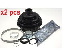 X2 PCS WHEEL SIDE BOTH SIDES L&R 20336 FITS AUDI BELLOW KIT, DRIVE SHAFT SPIDAN