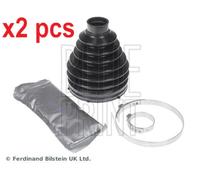X2 PCS WHEEL SIDE BOTH SIDES L&R BELLOW KIT, DRIVE SHAFT ADG081109 BLUE PRINT
