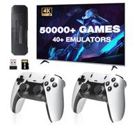 X2 Plus Game Stick Retro Console, Plug & Play Video Game Stick, with Dual 2.4G Wireless Controllers, Built in 50000+ games 128 GB